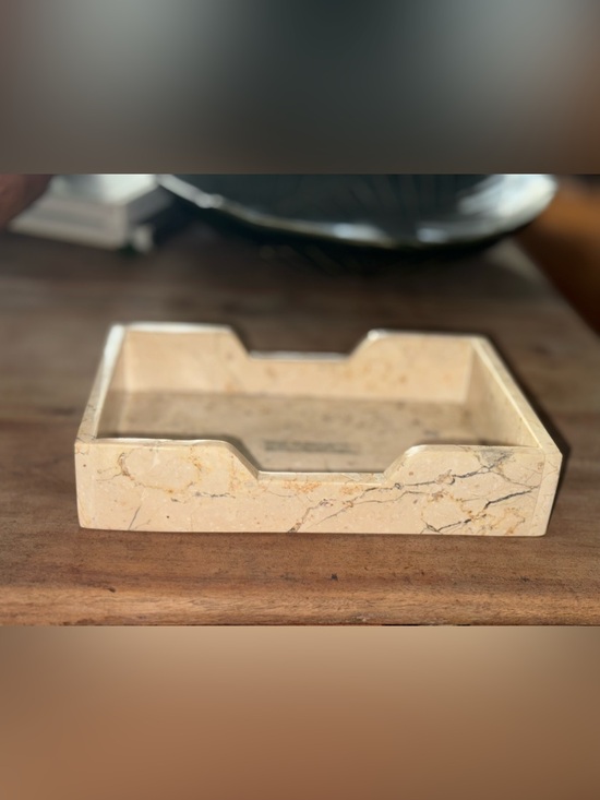 Other - Heavy Natural Stone Tray/Vanity Organizer